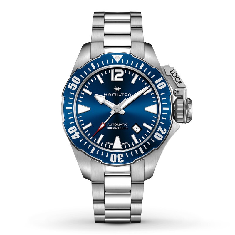 Main Image 1 of Previously Owned Hamilton Men's Watch Khaki Navy Frogman