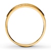 Previously Owned Men's Diamond Wedding Band 1/4 ct tw Round-cut 10K Yellow Gold