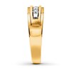 Thumbnail Image 2 of Previously Owned Men's Diamond Wedding Band 1/4 ct tw Round-cut 10K Yellow Gold