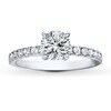 Thumbnail Image 3 of Previously Owned Diamond Ring Setting 3/8 ct tw Round-cut 14K White Gold