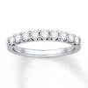 Thumbnail Image 1 of Previously Owned Wedding Band 1/2 ct tw Round-cut Diamonds 14K White Gold