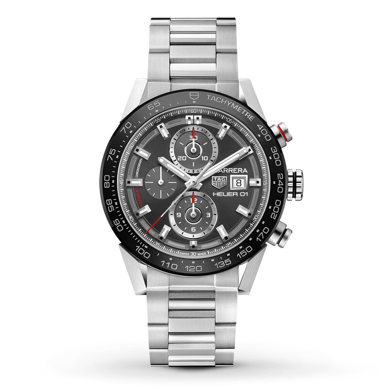 Main Image 1 of Previously Owned TAG Heuer Men's Watch CARRERA Calibre Heuer 01