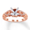 Thumbnail Image 1 of Previously Owned Diamond Ring Setting 1/5 ct tw Round-cut 14K Two-Tone Gold