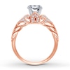 Thumbnail Image 2 of Previously Owned Diamond Ring Setting 1/5 ct tw Round-cut 14K Two-Tone Gold