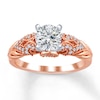 Thumbnail Image 3 of Previously Owned Diamond Ring Setting 1/5 ct tw Round-cut 14K Two-Tone Gold