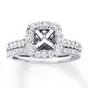 Thumbnail Image 1 of Previously Owned Certified Diamond Bridal Setting 3/4 ct tw Round-cut 14K Gold