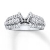 Thumbnail Image 1 of Previously Owned Diamond Ring Setting 1-1/4 ct tw Round 18K White Gold