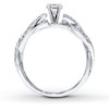 Thumbnail Image 2 of Previously Owned Diamond Ring Setting 3/8 ct tw Round-cut 14K White Gold