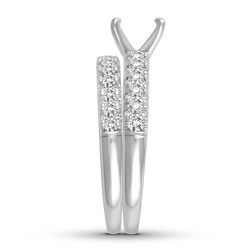 Main Image 2 of Previously Owned Diamond Bridal Setting 1 carat tw Round 14K White Gold