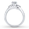 Thumbnail Image 2 of Previously Owned Colorless Diamond Ring Setting 5/8 ct tw 14K White Gold