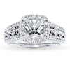 Thumbnail Image 1 of Previously Owned Diamond Ring Setting 1/2 ct tw Round-cut 14K White Gold
