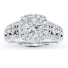 Thumbnail Image 3 of Previously Owned Diamond Ring Setting 1/2 ct tw Round-cut 14K White Gold