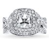Thumbnail Image 1 of Previously Owned Diamond Bridal Setting 3/4 ct tw Round-cut 14K White Gold