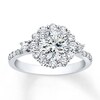 Thumbnail Image 3 of Previously Owned Diamond Ring Setting 3/4 ct tw Round-cut 14K White Gold