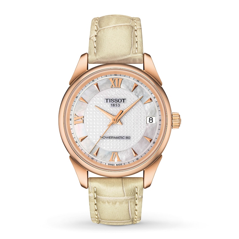 Main Image 1 of Previously Owned Tissot Ltd Ed Automatic Lady 18K Gold Watch