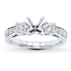 Thumbnail Image 1 of Previously Owned Diamond Ring Setting 3/4 ct tw Round-cut 14K White Gold