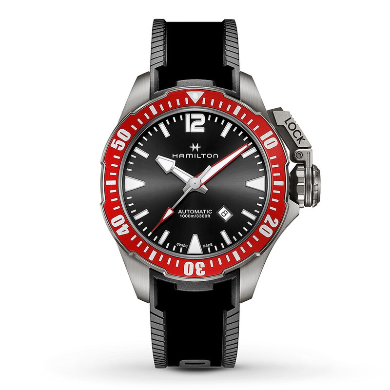 Main Image 1 of Previously Owned Hamilton Men's Watch Khaki Navy Frogman H77805335