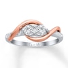 Thumbnail Image 1 of Previously Owned Ever Us Two-Stone Ring 1/2 ct tw Diamonds 14K Two-Tone Gold