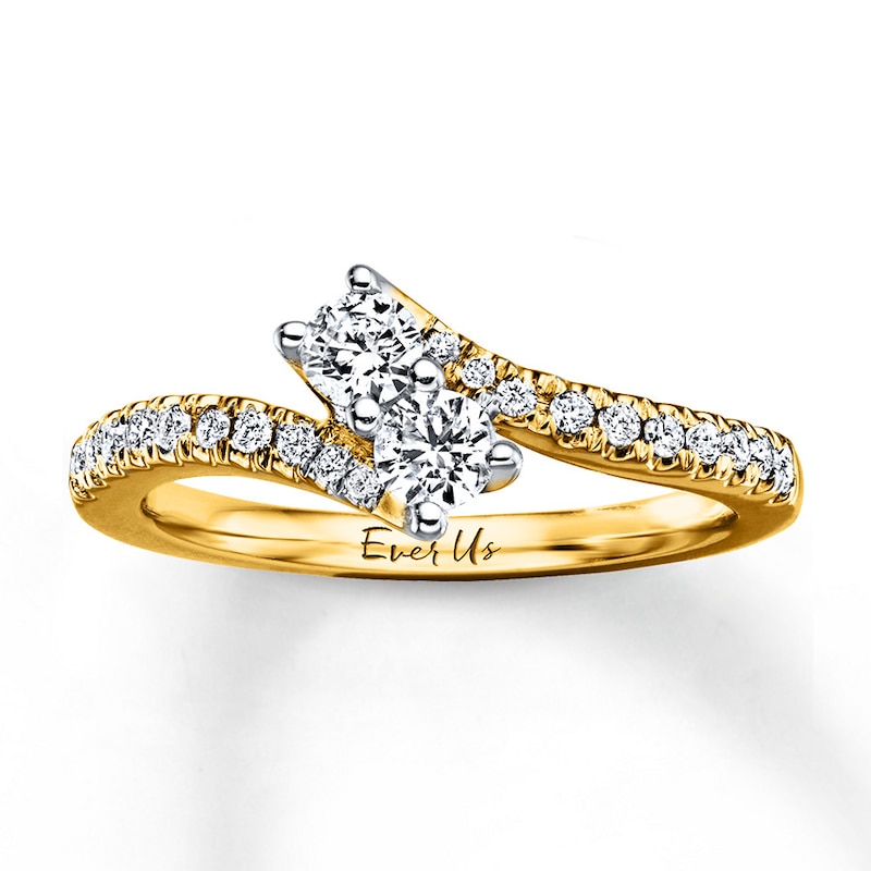 Previously Owned Ever Us Two-Stone Ring / ct tw Diamonds 14K Gold