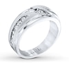 Thumbnail Image 2 of Previously Owned Ever Us Men's Two-Stone Ring 1 ct tw Diamonds 14K White Gold
