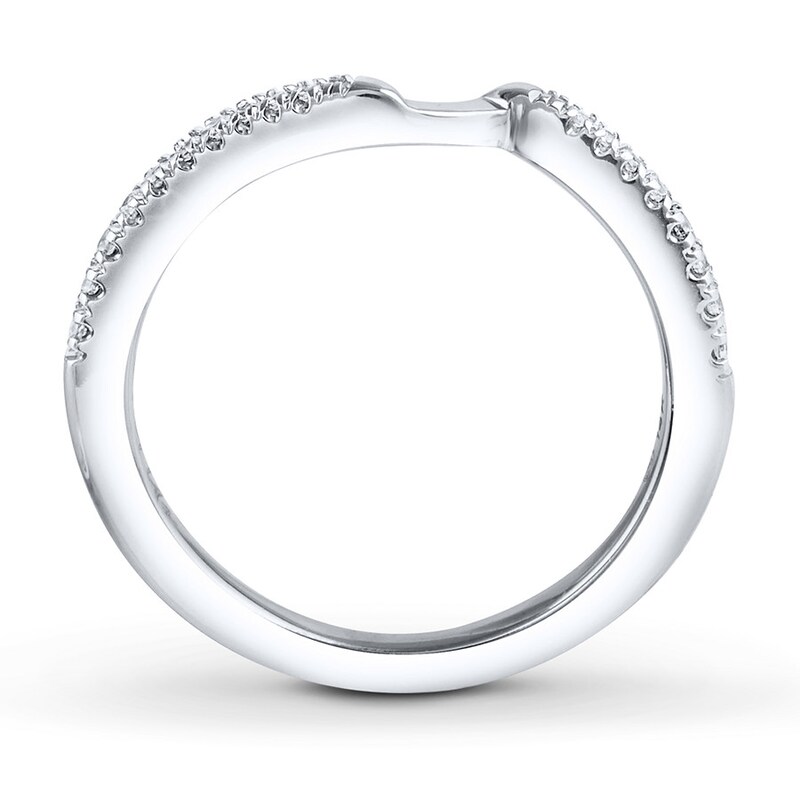 Main Image 3 of Previously Owned Ever Us Diamond Band 1/8 ct tw Round-cut 14K White Gold