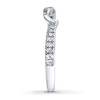 Thumbnail Image 4 of Previously Owned Ever Us Diamond Band 1/8 ct tw Round-cut 14K White Gold