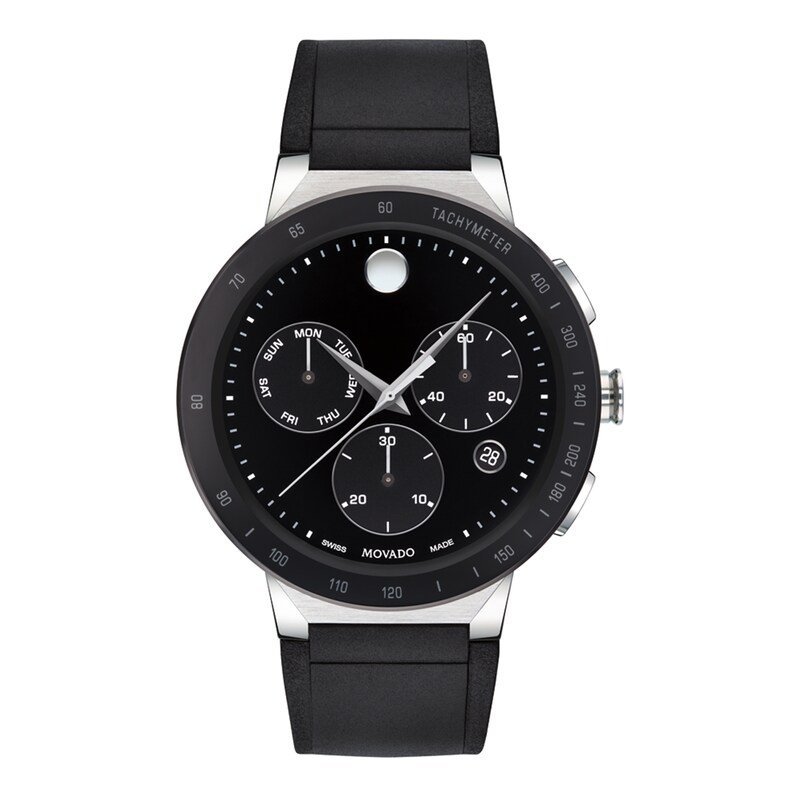 Main Image 1 of Previously Owned Movado Sapphire Men's Chronograph Watch 0607240