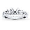 Thumbnail Image 1 of Previously Owned Diamond Ring Setting 3/4 ct tw Round Ideal-cut 18K White Gold