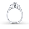 Thumbnail Image 2 of Previously Owned Diamond Ring Setting 3/4 ct tw Round Ideal-cut 18K White Gold