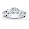 Thumbnail Image 3 of Previously Owned Diamond Ring Setting 3/4 ct tw Round Ideal-cut 18K White Gold