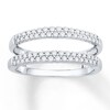Thumbnail Image 1 of Previously Owned Diamond Enhancer Ring 1/2 ct tw Round-cut 14K White Gold