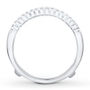 Thumbnail Image 2 of Previously Owned Diamond Enhancer Ring 1/2 ct tw Round-cut 14K White Gold