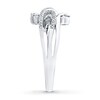 Thumbnail Image 3 of Previously Owned Diamond Ring 1/3 ct tw Round-cut 10K White Gold
