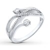 Thumbnail Image 4 of Previously Owned Diamond Ring 1/3 ct tw Round-cut 10K White Gold