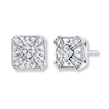 Thumbnail Image 2 of Previously Owned Diamond Earrings 1/10 ct tw Round-cut Sterling Silver