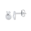 Thumbnail Image 0 of Previously Owned Diamond Earrings 1/15 ct tw Round-cut Sterling Silver
