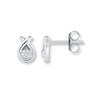 Thumbnail Image 0 of Previously Owned Diamond Earrings 1/15 ct tw Round-cut Sterling Silver