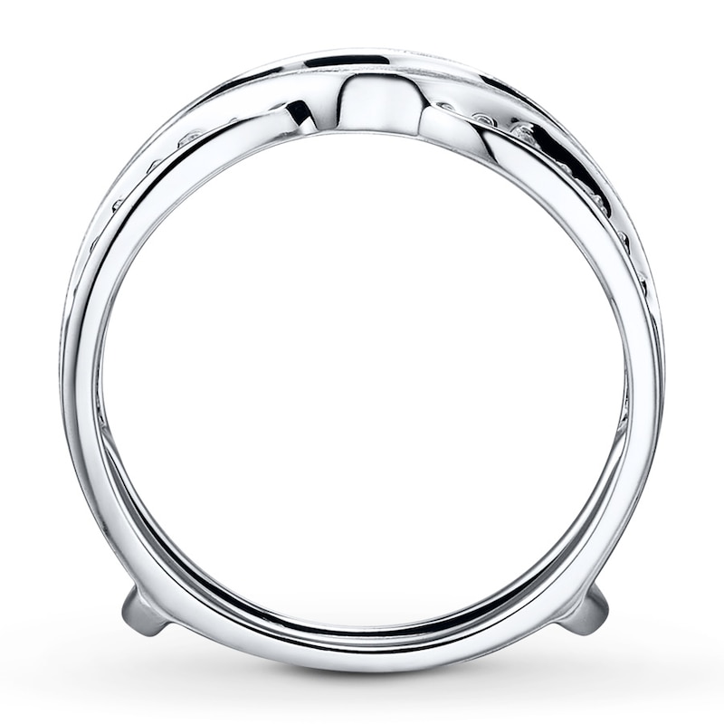 Main Image 2 of Previously Owned Diamond Enhancer Ring 1/4 ct tw Round-cut 14K White Gold