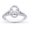 Thumbnail Image 1 of Previously Owned Diamond Engagement Ring Setting 1/2 ct tw 14K White Gold