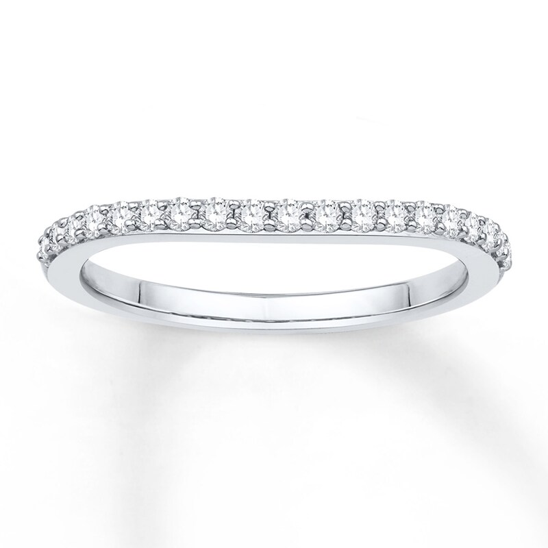 Main Image 1 of Previously Owned Diamond Anniversary Band 1/4 ct tw Round-cut 14K White Gold