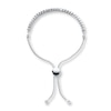 Thumbnail Image 2 of Previously Owned Diamond Bolo Bracelet 1/4 ct tw Round-cut Sterling Silver