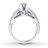 Thumbnail Image 2 of Previously Owned Diamond Bridal Setting 1-1/2 ct tw Round-cut Platinum