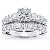 Thumbnail Image 3 of Previously Owned Diamond Bridal Setting 1-1/2 ct tw Round-cut Platinum