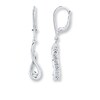 Thumbnail Image 1 of Previously Owned Diamond Earrings 1/6 ct tw Round-cut Sterling Silver