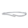 Thumbnail Image 1 of Previously Owned Ever Us Bangle Bracelet 1/2 ct tw Diamonds 14K White Gold