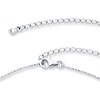 Thumbnail Image 3 of Previously Owned Bezel-set Diamond Choker Necklace 1/4 ct tw 10K White Gold