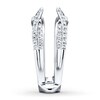 Thumbnail Image 3 of Previously Owned Diamond Enhancer Ring 1/2 ct tw Round-cut 14K White Gold