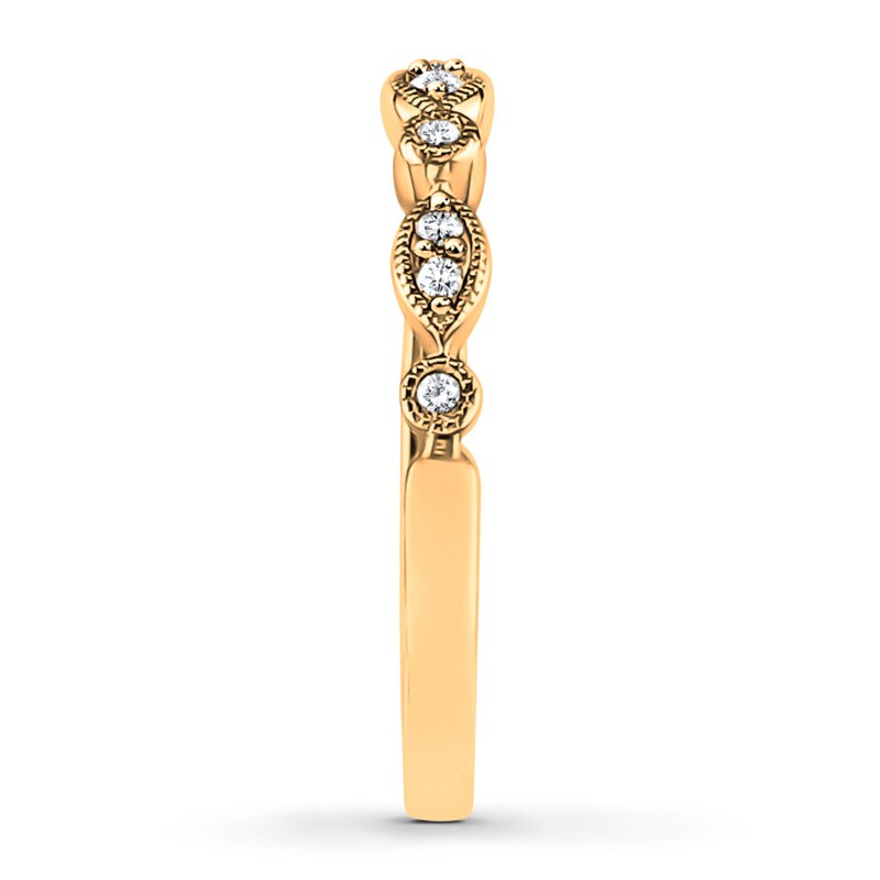 Main Image 3 of Previously Owned Diamond Anniversary Band 1/10 ct tw Round-cut 10K Yellow Gold
