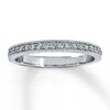 Thumbnail Image 1 of Previously Owned Women's Diamond Band 1/4 ct tw Round-Cut 14K White Gold