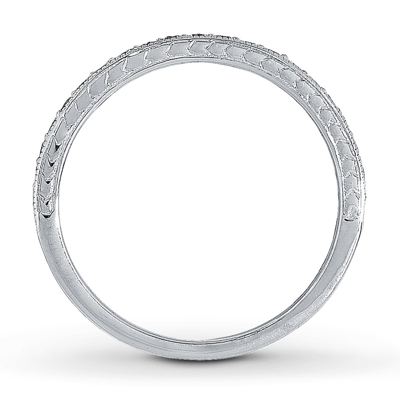 Main Image 2 of Previously Owned Women's Diamond Band 1/4 ct tw Round-Cut 14K White Gold